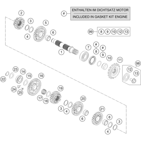 VUE ECLATEE BOITE DE...
