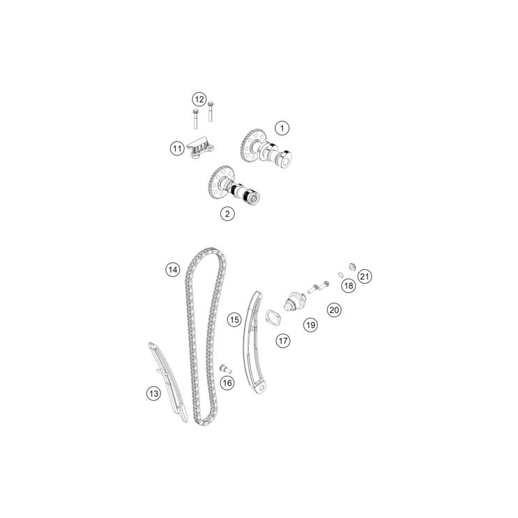 VUE ECLATEE DISTRIBUTION HUSQVARNA 401 SVARTPILEN 2025