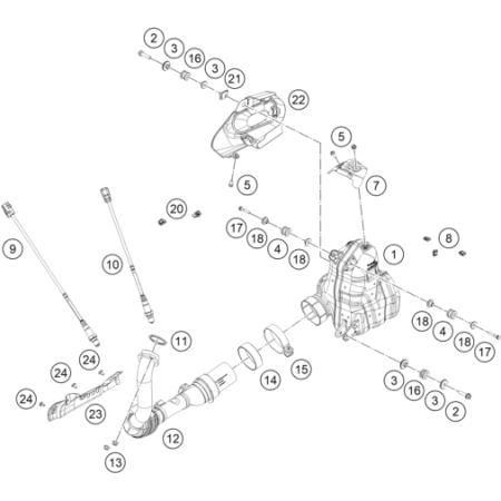 VUE ECLATEE ECHAPPEMENT...