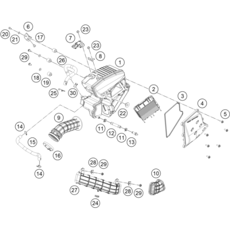 VUE ECLATEE FILTRE A AIR...