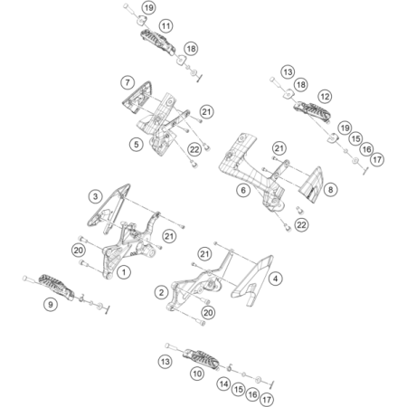 VUE ECLATEE REPOSE-PIEDS...