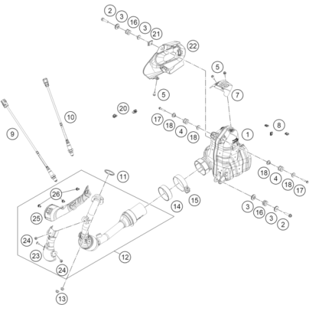 VUE ECLATEE ECHAPPEMENT...