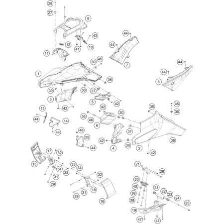 VUE ECLATEE CARÉNAGE...