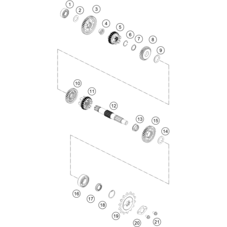 VUE ECLATEE BOITE DE...