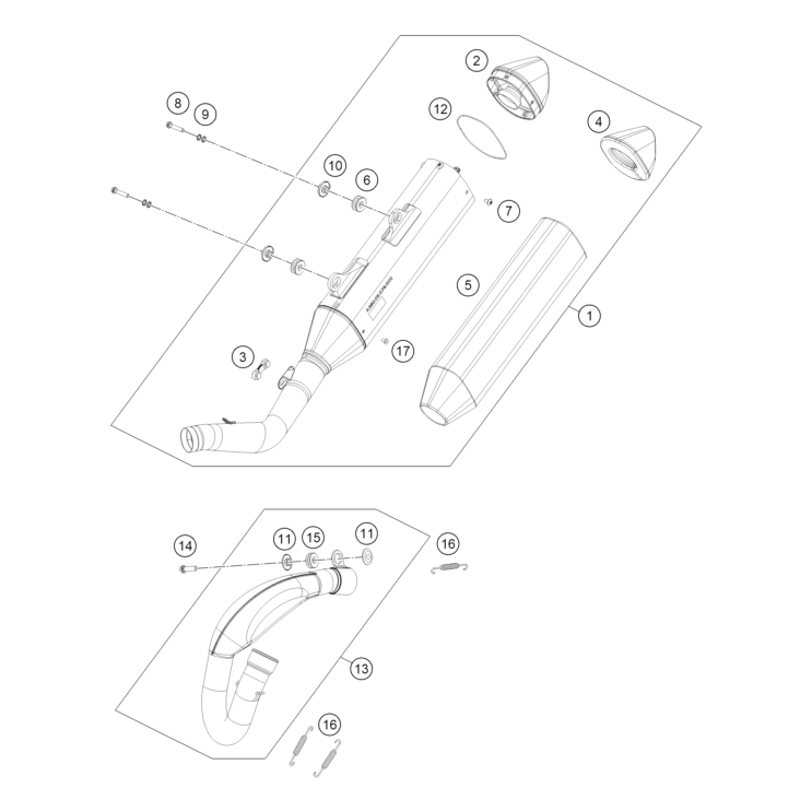 VUE ECLATEE ECHAPPEMENT HUSQVARNA 450 FS 2026
