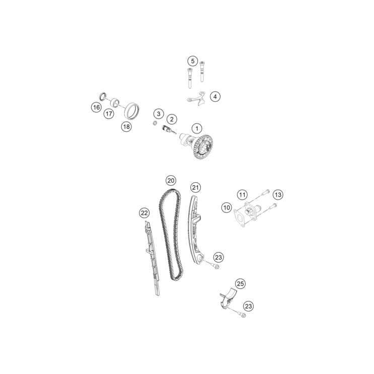 VUE ECLATEE DISTRIBUTION HUSQVARNA 450 FS 2026