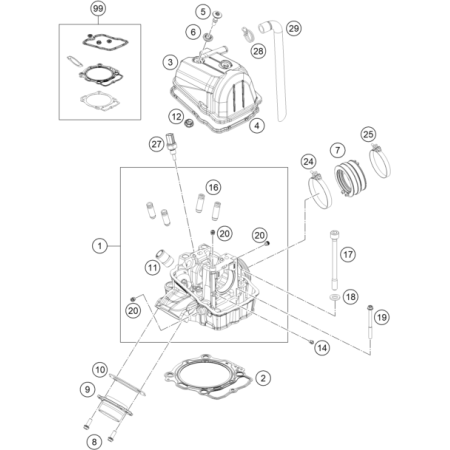 VUE ECLATEE CULASSE...