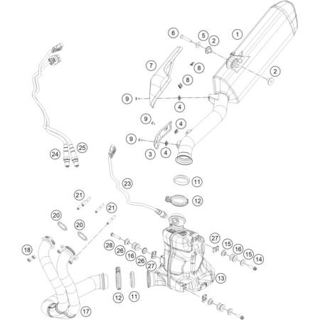VUE ECLATEE ECHAPPEMENT...