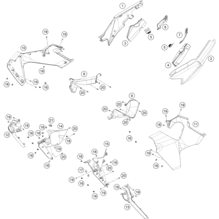 VUE ECLATEE PLAQUES...