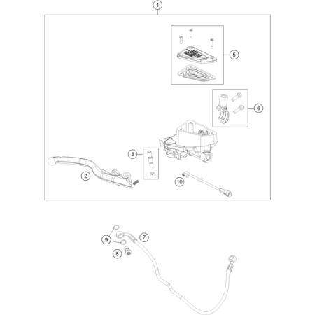 VUE ECLATEE MAITRE CYLINDRE...