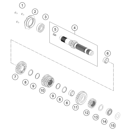 VUE ECLATEE BOITE DE...