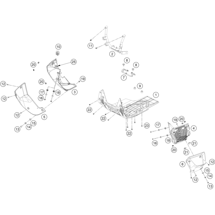 VUE ECLATEE SABOT HUSQVARNA 901 NORDEN 2026