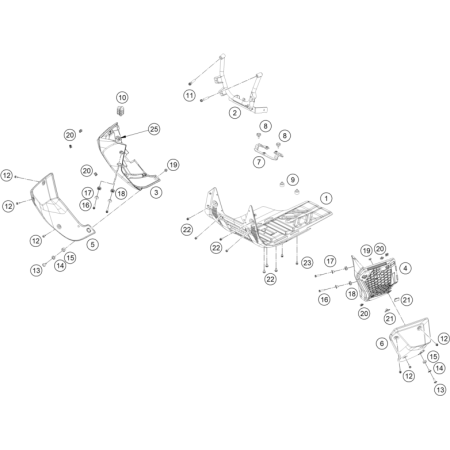 VUE ECLATEE SABOT HUSQVARNA...