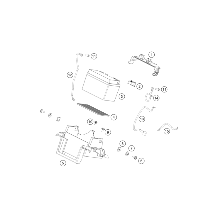 VUE ECLATEE BATTERIE HUSQVARNA 901 NORDEN 2026