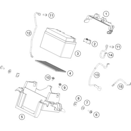 VUE ECLATEE BATTERIE...