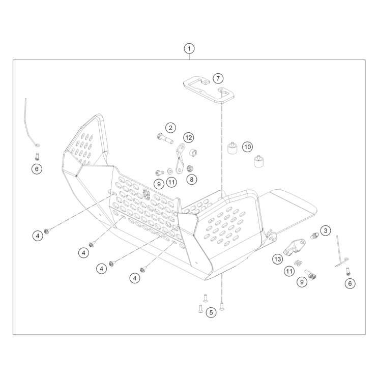VUE ECLATEE SABOT HUSQVARNA 901 NORDEN EXPEDITION 2026