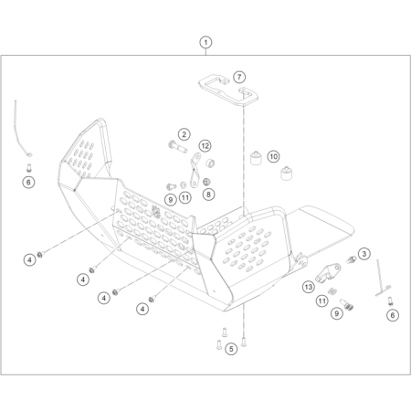 VUE ECLATEE SABOT HUSQVARNA...