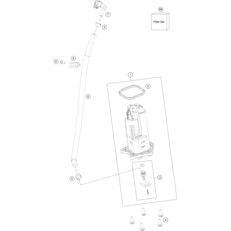 VUE ECLATEE POMPE A ESSENCE...