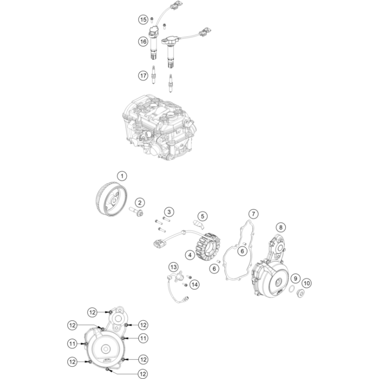 VUE ECLATEE ALLUMAGE HUSQVARNA 901 NORDEN EXPEDITION 2026