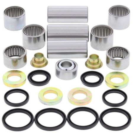 Kit roulements biellettes (avec roulement inférieur amortisseur) ALL BALLS pour Husqvarna 125/250 WR 1996 à 2008 
