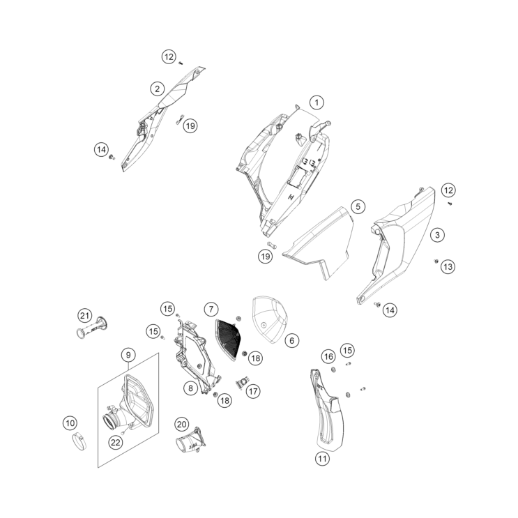 FILTRE A AIR HUSQVARNA 350 FE 2027 - DUBOST HVA