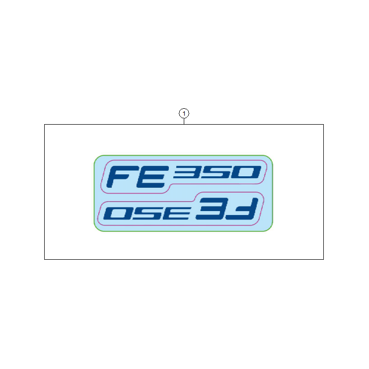 KIT DECO HUSQVARNA 350 FE 2027 - DUBOST HVA