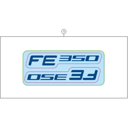 KIT DECO HUSQVARNA 350 FE 2027 - DUBOST HVA