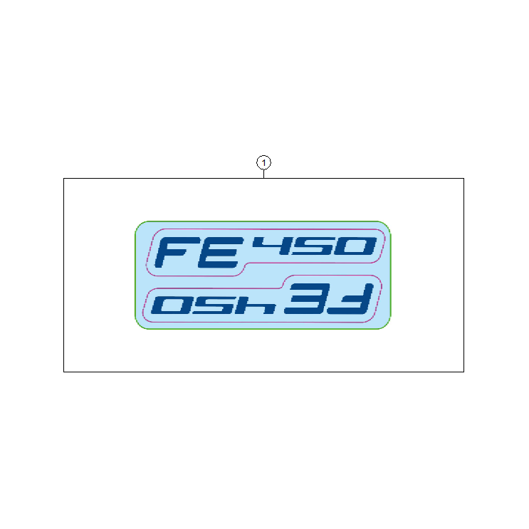 KIT DECO HUSQVARNA 450 FE 2027 - DUBOST HVA