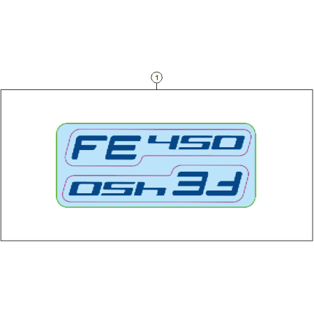 KIT DECO HUSQVARNA 450 FE 2027 - DUBOST HVA