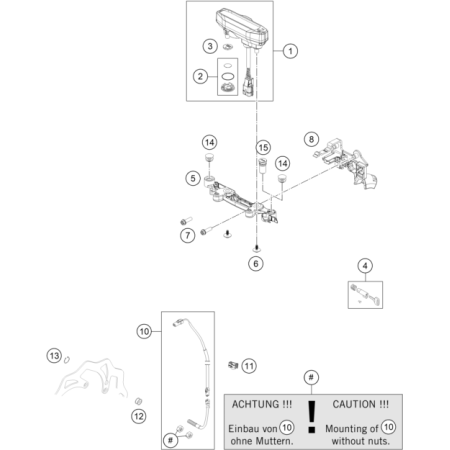 COMPTEUR HUSQVARNA 450 FE 2027 - DUBOST HVA