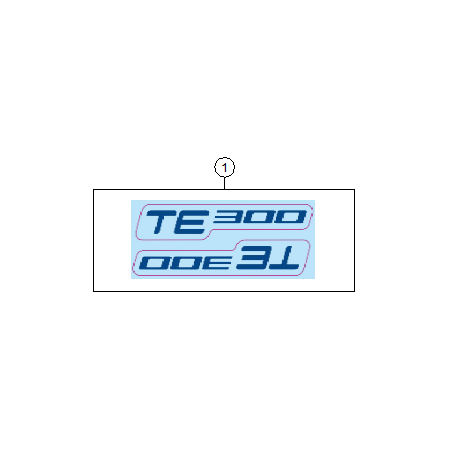 KIT DECO HUSQVARNA 300 TE 2027 - DUBOST HVA