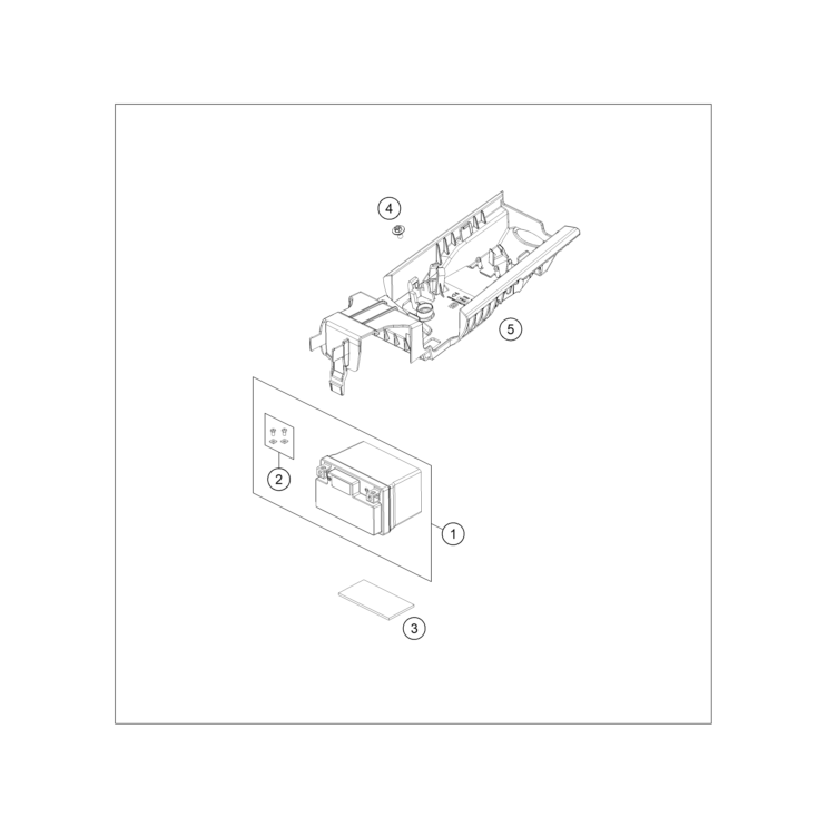 BATTERIE HUSQVARNA 300 TE 2027 - DUBOST HVA