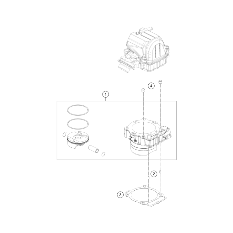 CYLINDRE HUSQVARNA 501 FE 2027 - DUBOST HVACYLINDRE