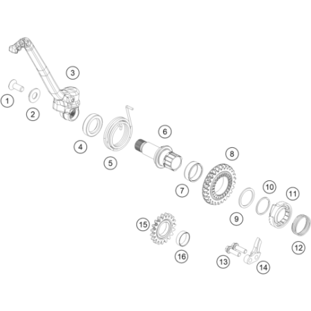 DEMARREUR KICK HUSQVARNA 150 TEI 2020 - DUBOST HVA