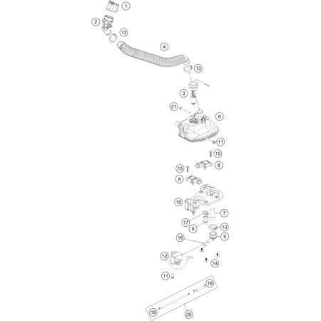 POMPE A HUILE HUSQVARNA 150 TEI 2020 - DUBOST HVA