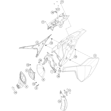 BOITE A AIR HUSQVARNA 85 TC 17/14 2018 - DUBOST HVA