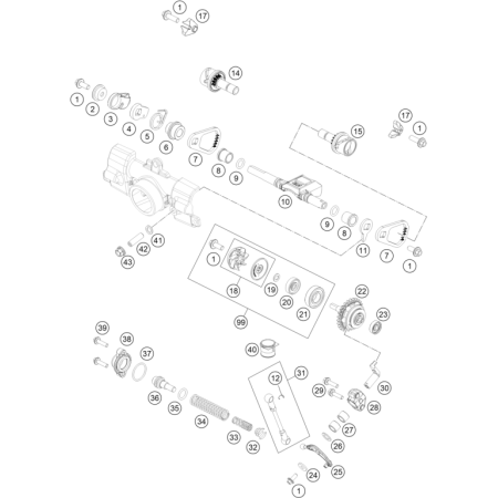 VALVE D'ÉCHAPPEMENT HUSQVARNA 85 TC 17/14 2018 - DUBOST HVA
