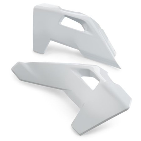 PAIRE D'OUIES DE RADIATEUR BLANC 