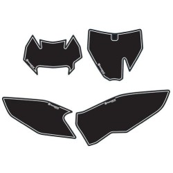 NUMBER PLATE BACKGROUNDS BLACK