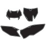 NUMBER PLATE BACKGROUNDS BLACK