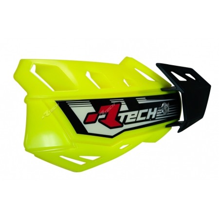 Protège-mains RACETECH FLX - Jaune Fluo