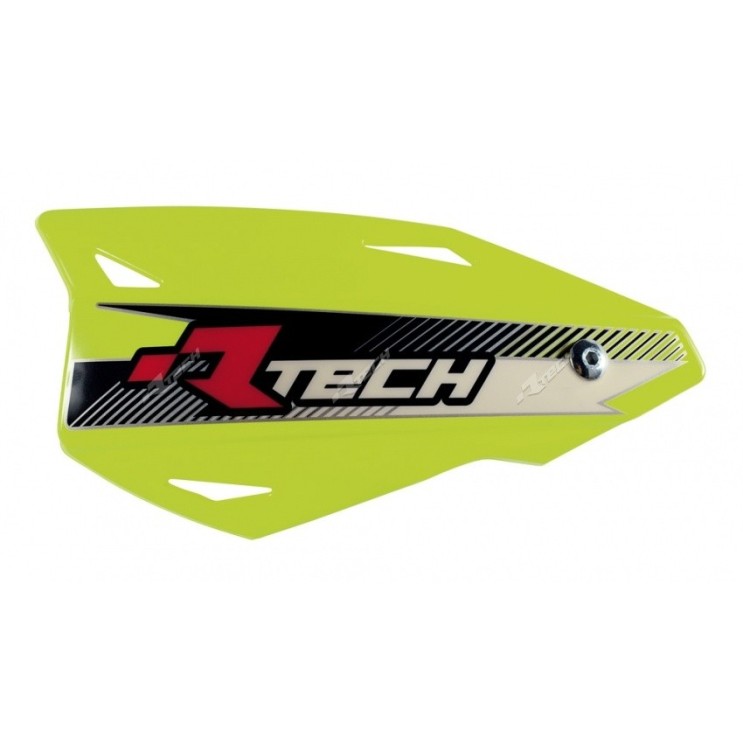 Protège-mains RACETECH VERTIGO - Jaune Fluo