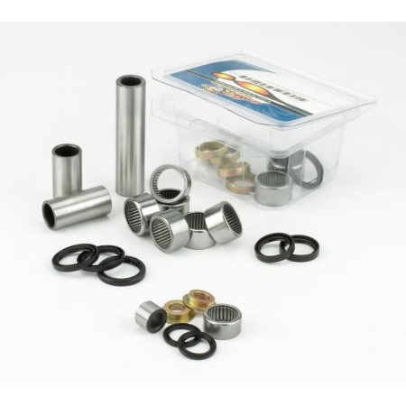 Kit roulements biellettes (avec roulement inférieur amortisseur) ALL BALLS pour Husqvarna 125 WR 1996 à 2008