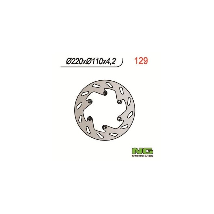 DISQUE DE FREIN ARRIERE NG POUR HUSQVARNA, HUSABERG DISQUE DE FREIN ARRIERE NG POUR HUSQVARNA, HUSABERG
