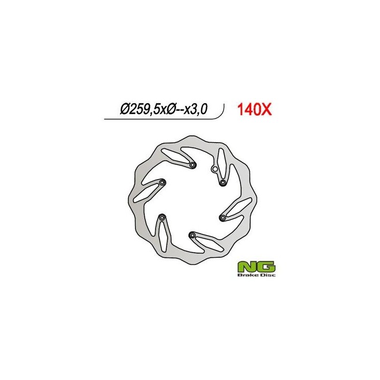 Disque de frein avant Wave BNG pour Husqvarna, Husaberg Disque de frein avant Wave BNG pour Husqvarna, Husaberg