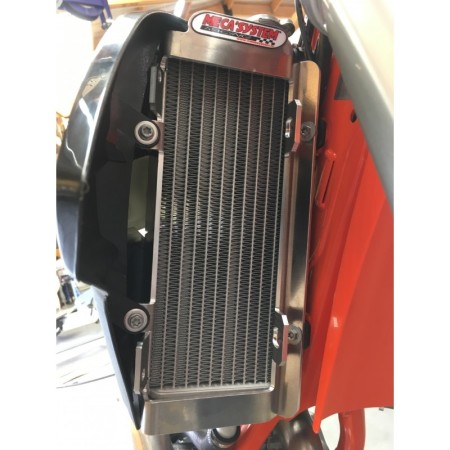 Protection de radiateurs MECASYSTEM pour Husqvarna TE et FE 2017 à 2019