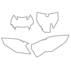 NUMBER PLATE BACKGROUNDS WHITE