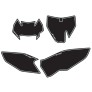 NUMBER PLATE BACKGROUNDS BLACK