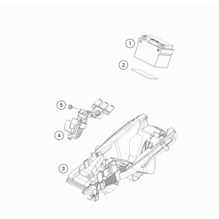 Batterie HUSQVARNA 250 FE 2021