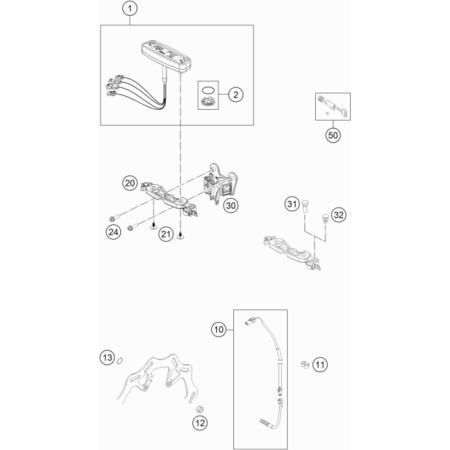 Compteur,serrure HUSQVARNA 501 FE 2021